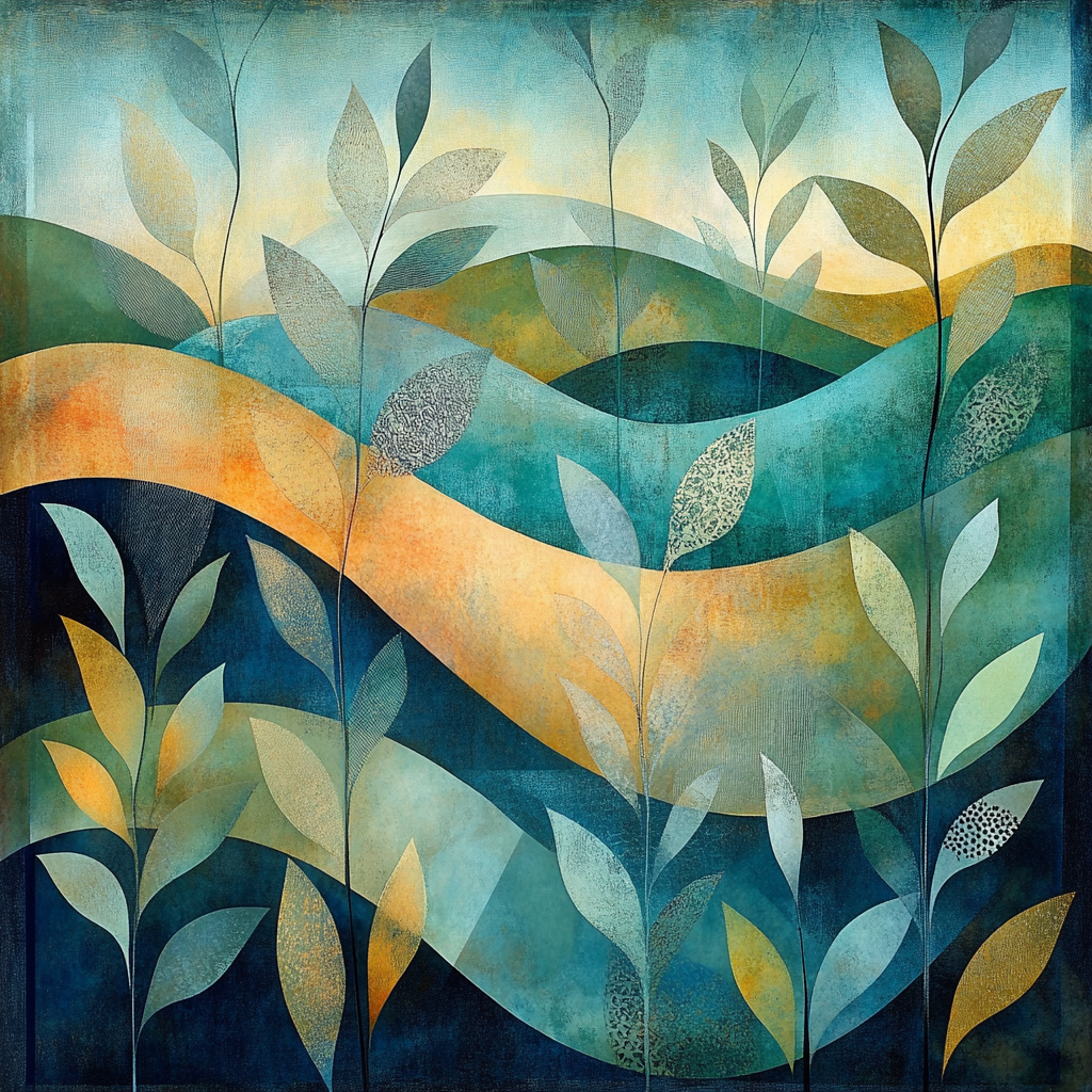 Max Ernst Inspired Dreamscape Flora Paint by numbers art