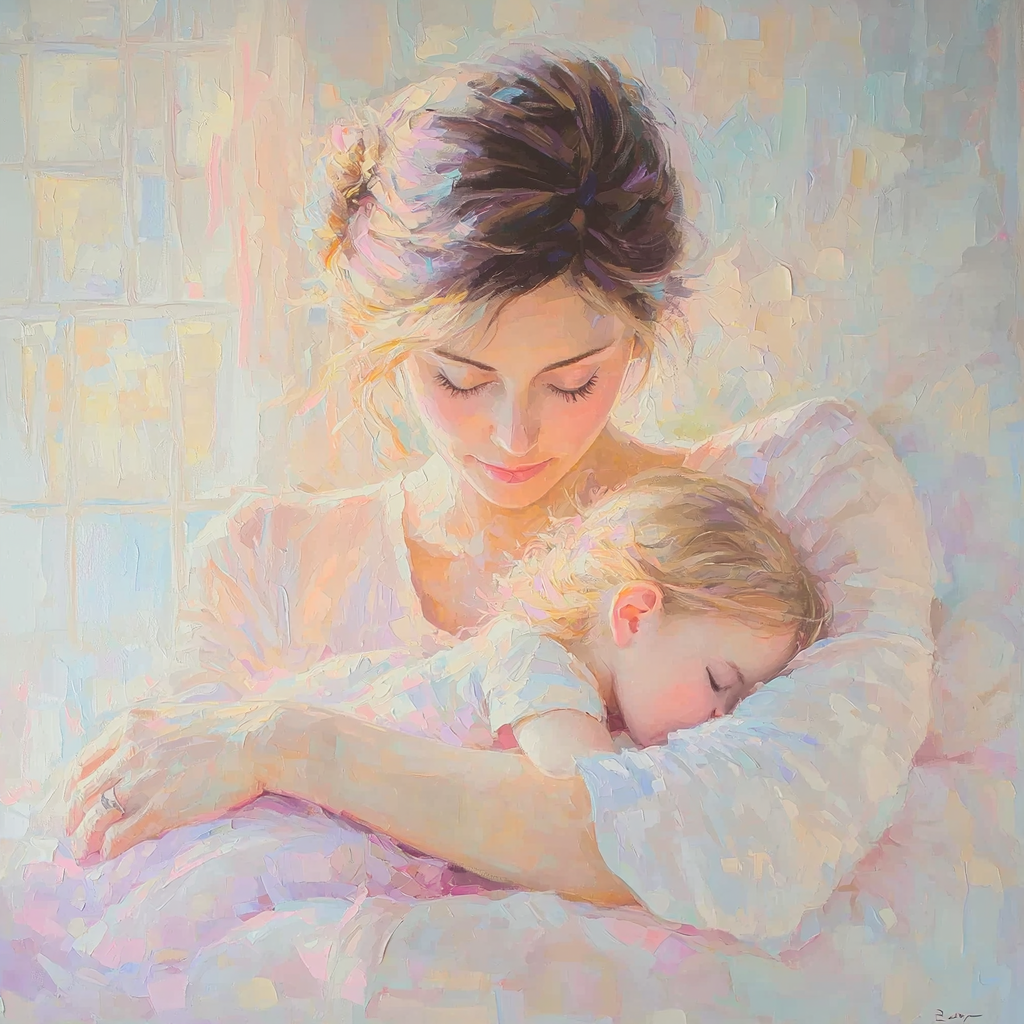 A Mother’s Love Numbered Painting Kits