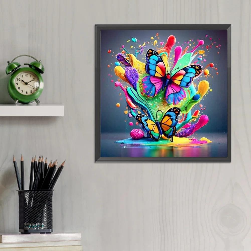 Colorful Butterfly Paint By Numbers Acrylic Painting Kit – Artistry Rack