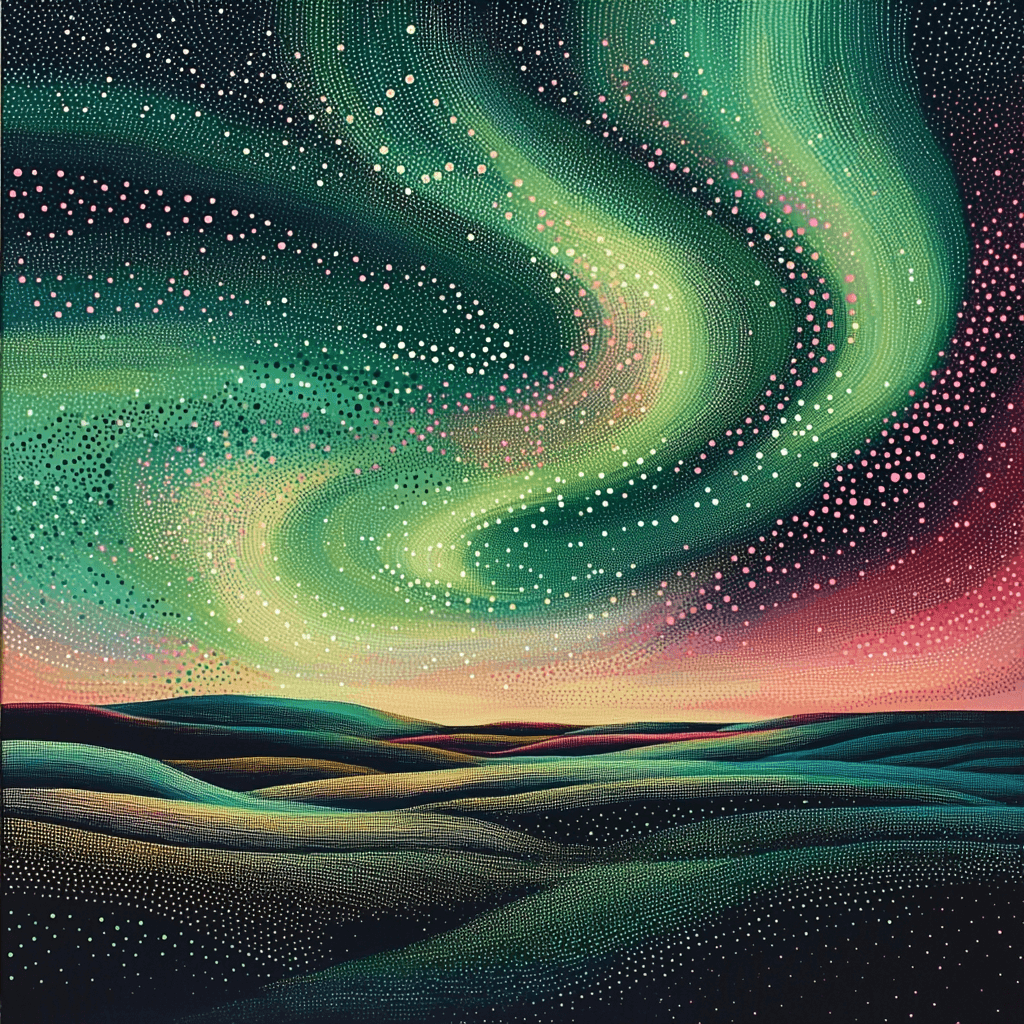 Georges Seurat Inspired Aurora Bliss Painting By Numbers Kit