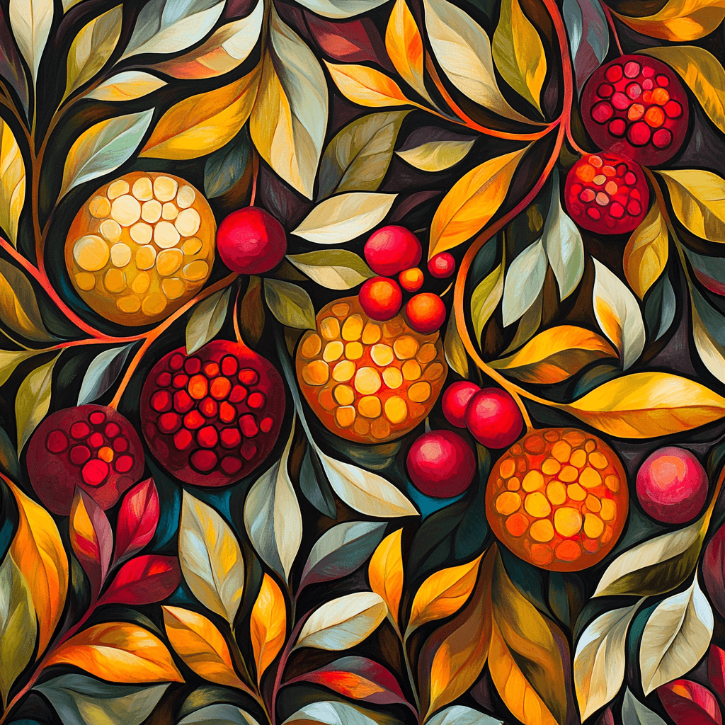 Frida Kahlo Inspired Fruits Of Resilience Painting Number Kit