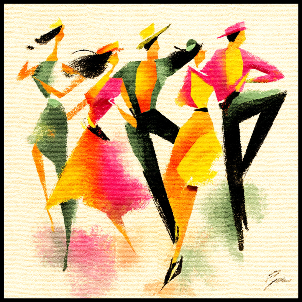 Dancing With Joy Paint By Numbers Art