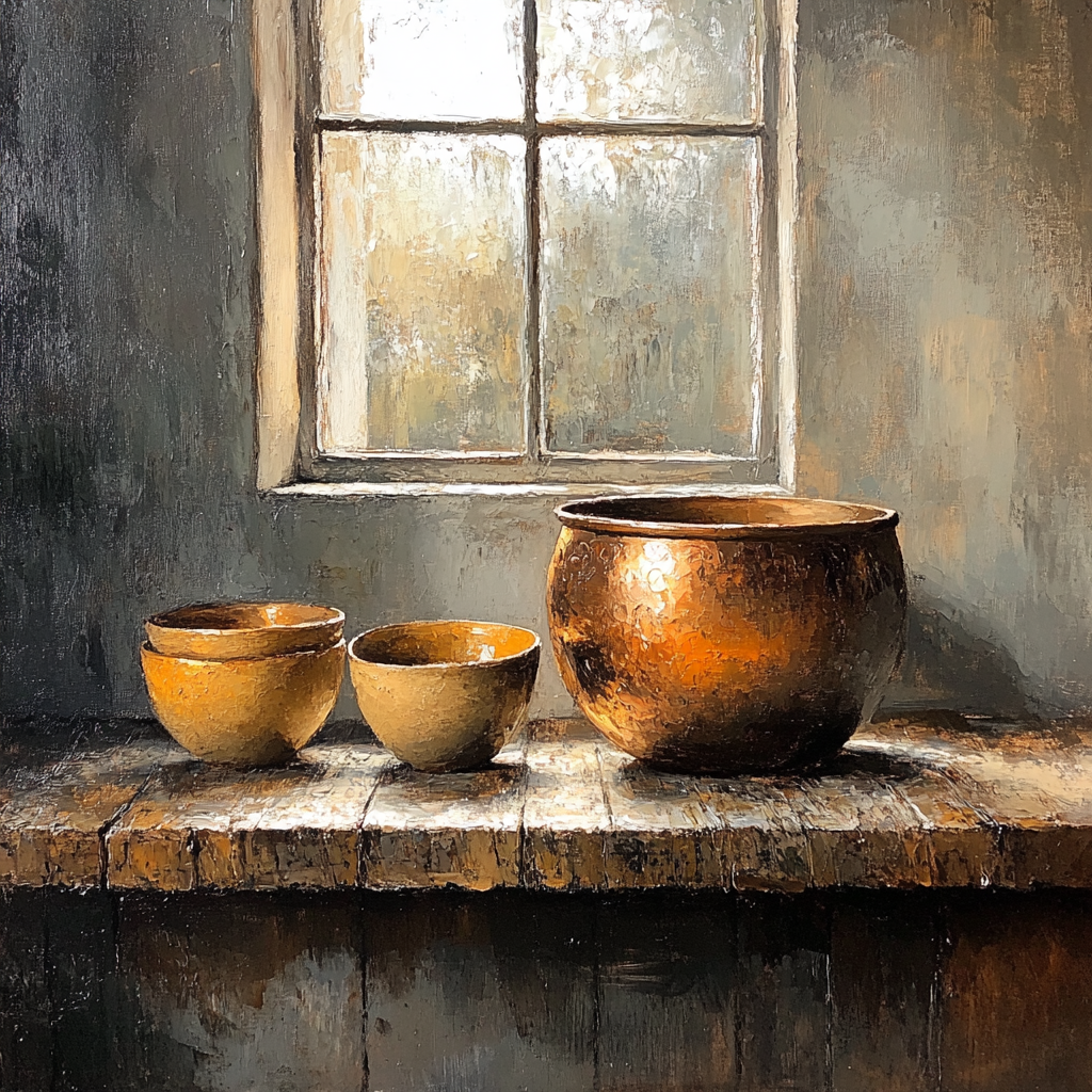 Diego Velázquez Inspired Earthenware And Copper Vessels Painting by numbers kit