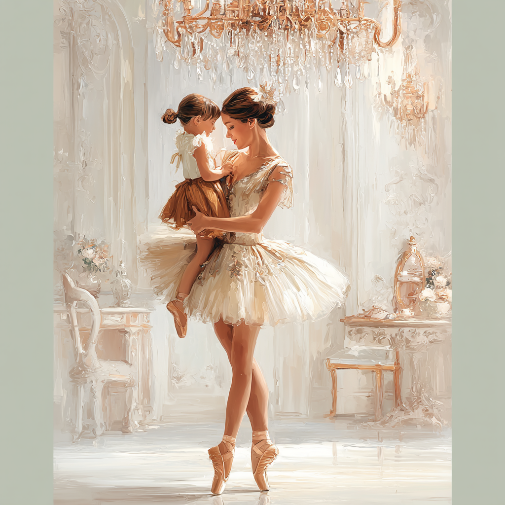 Timeless Grace Of Mothers Numbered Painting Kits