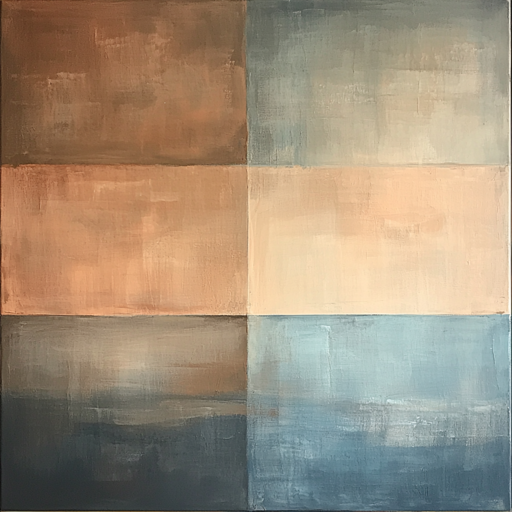 Mark Rothko Inspired Veil Of Memories Painting Number Kit