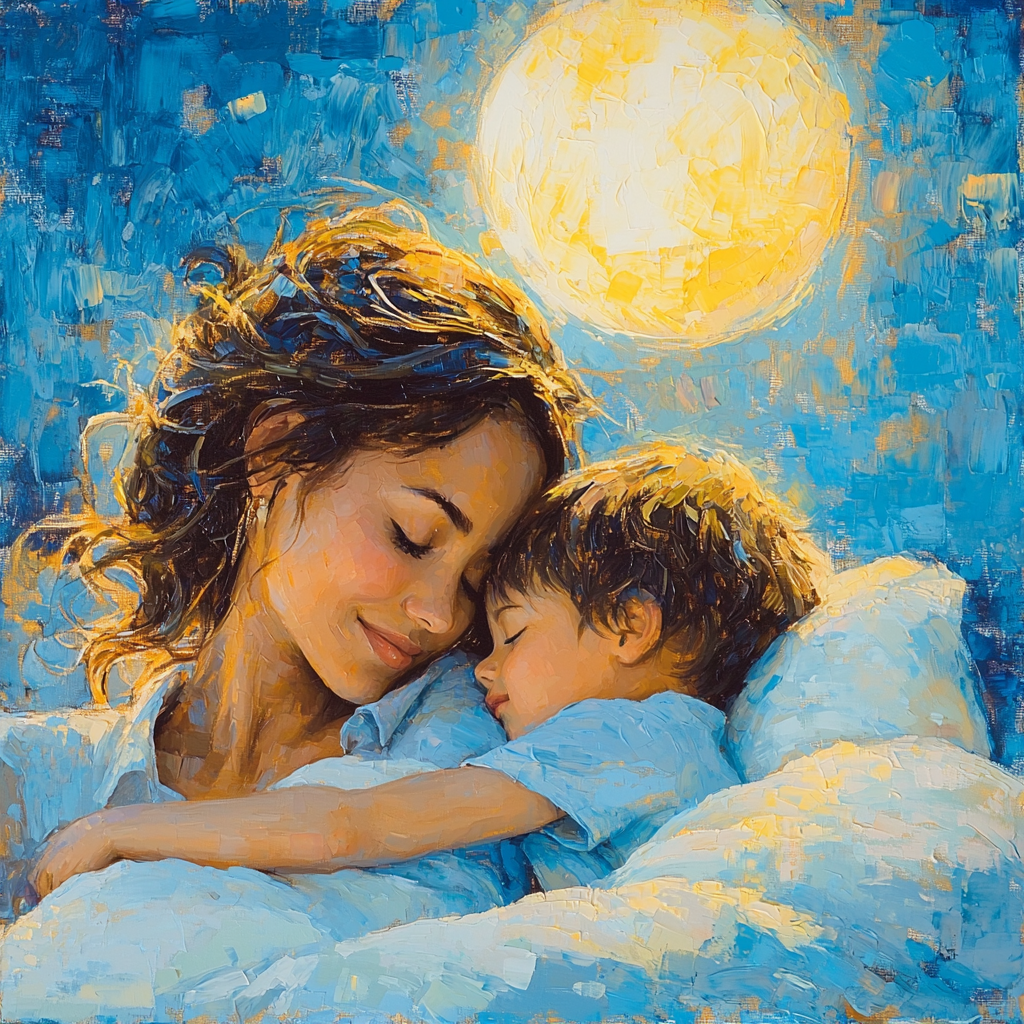 A Mother’s Kiss Numbered Painting Kits
