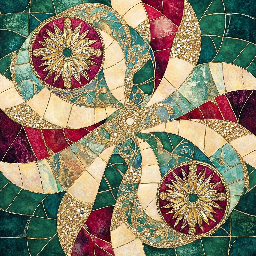 Gustav Klimt Inspired Symphony Of Patterns Painting by numbers kit