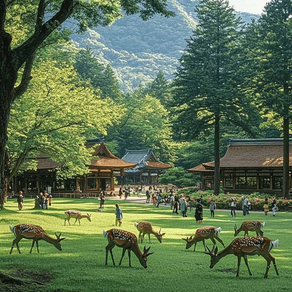 Nara Park - Japan Painting Number Kit