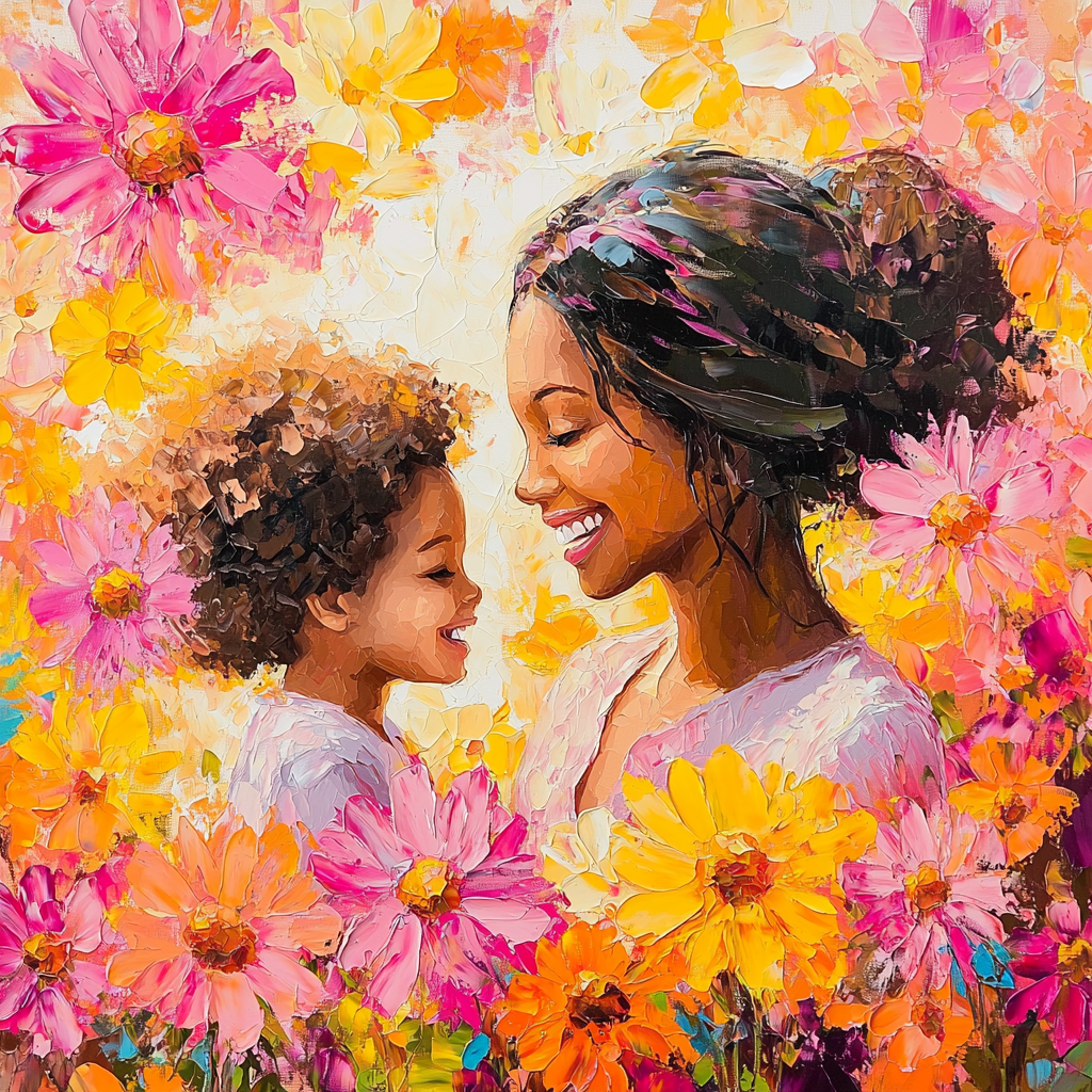 Blooming Together DIY Paint By Numbers