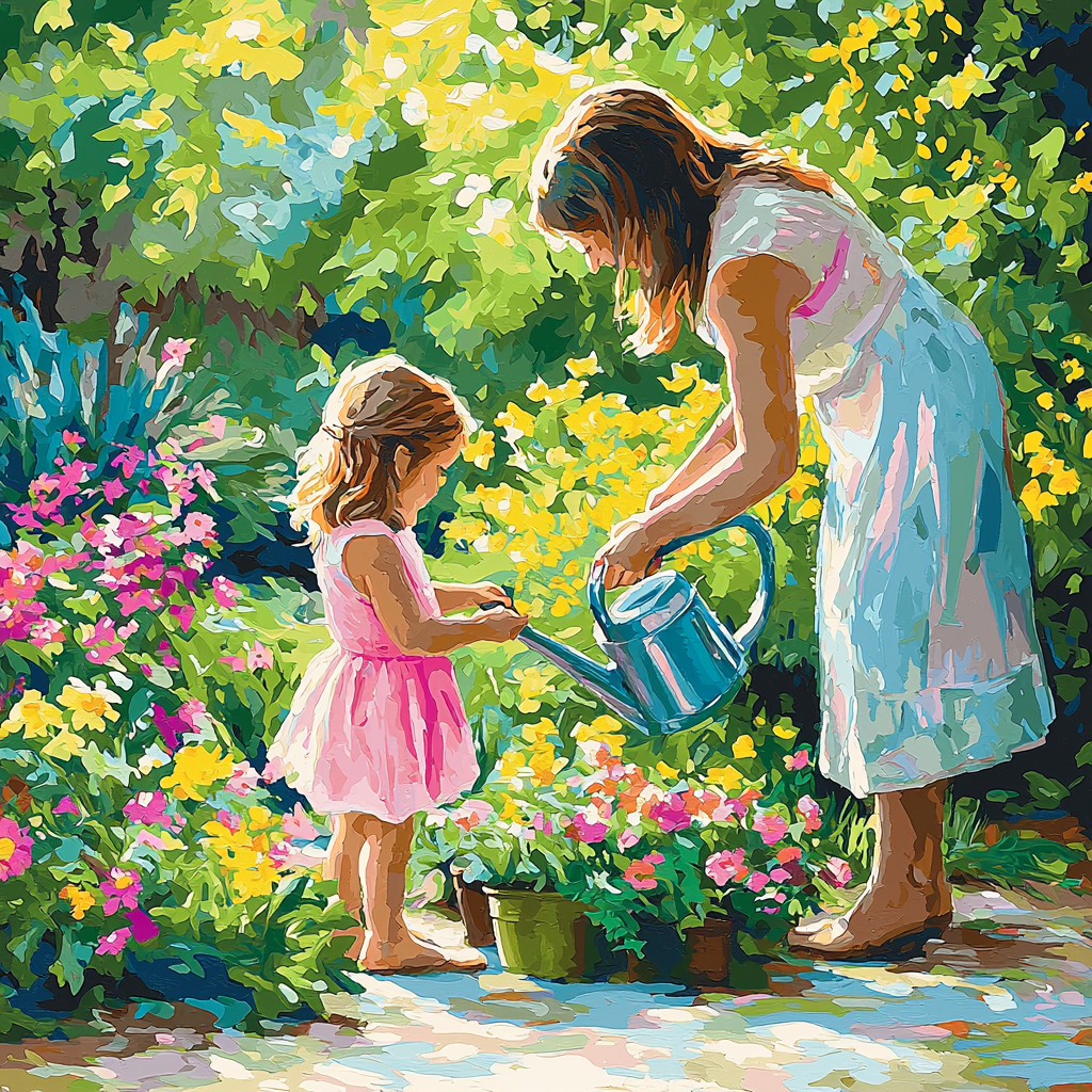 The Garden Of Dreams Numbered Painting Kits