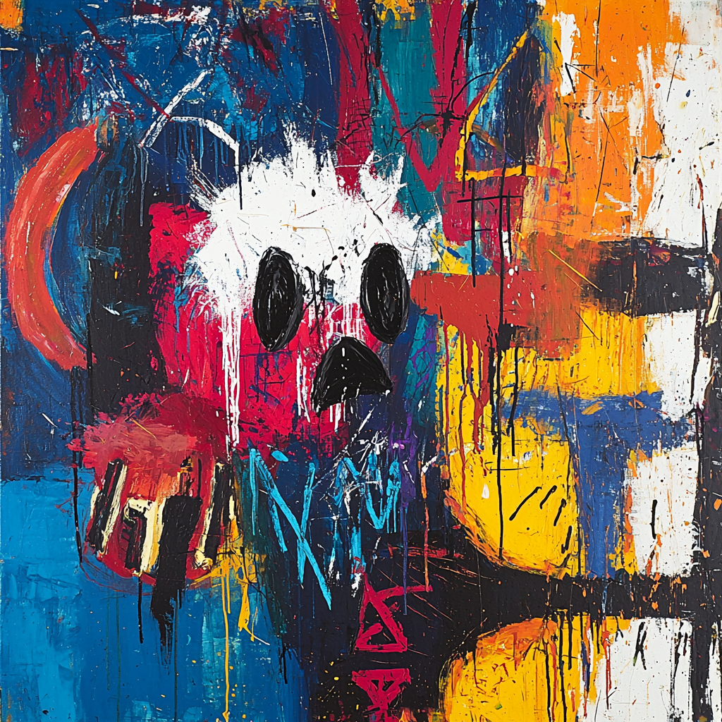 Jean-Michel Basquiat Inspired Echos Of Emotion Paint By Numbers Kits