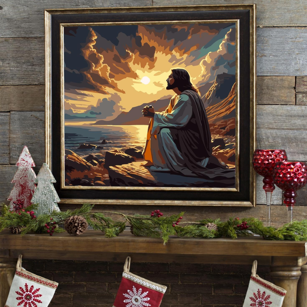 Christmas Paint by Numbers Kit