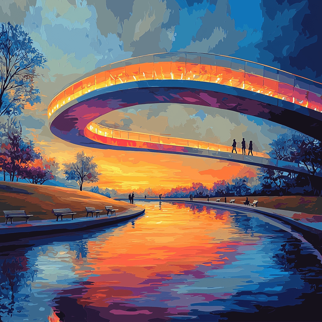 The Infinity Bridge Paint By Color