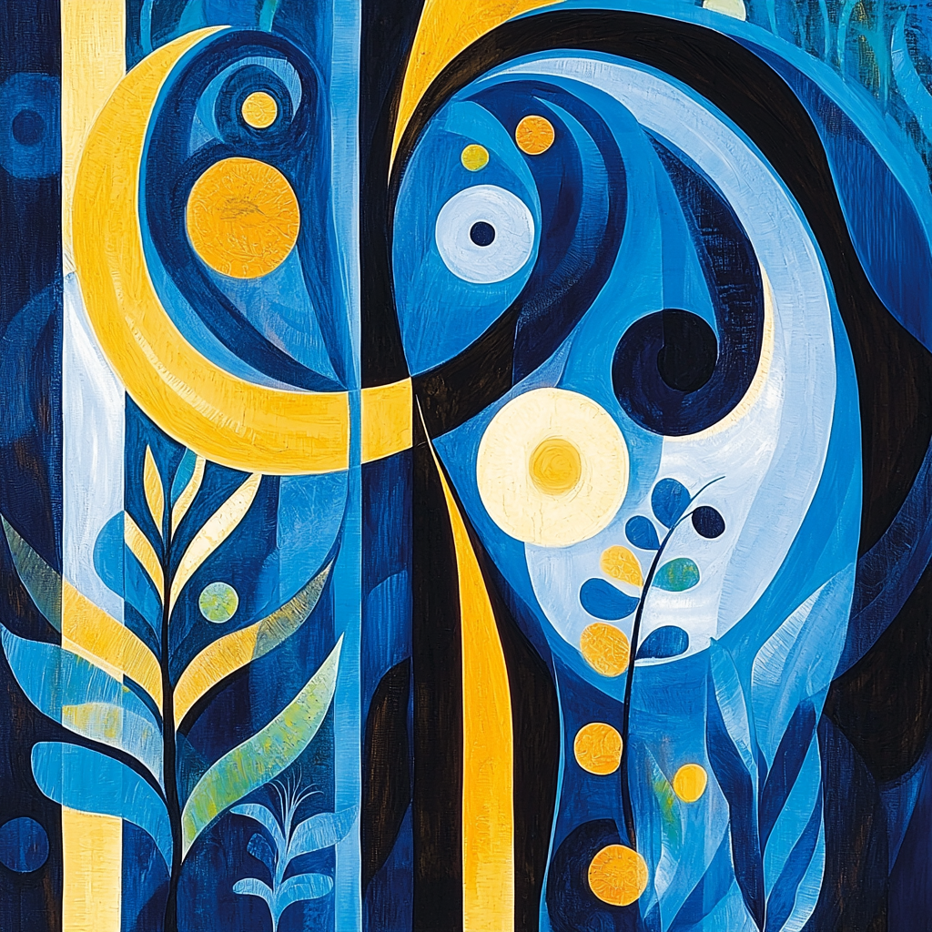 Joan Miró Inspired Surreal Landscape Of Dreams Paint By Numbers Art