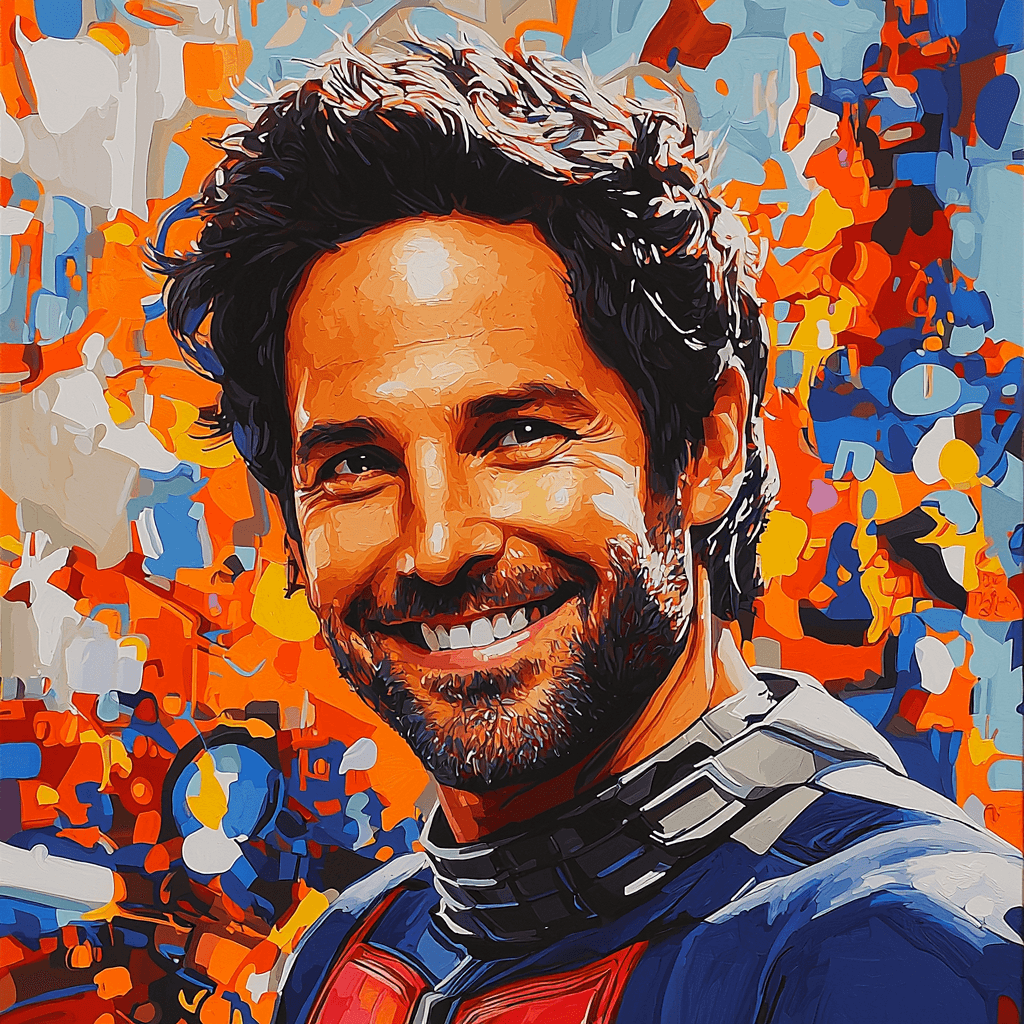 Paul Rudd: The Charm Of Ant-Man Paint By Numbers Art