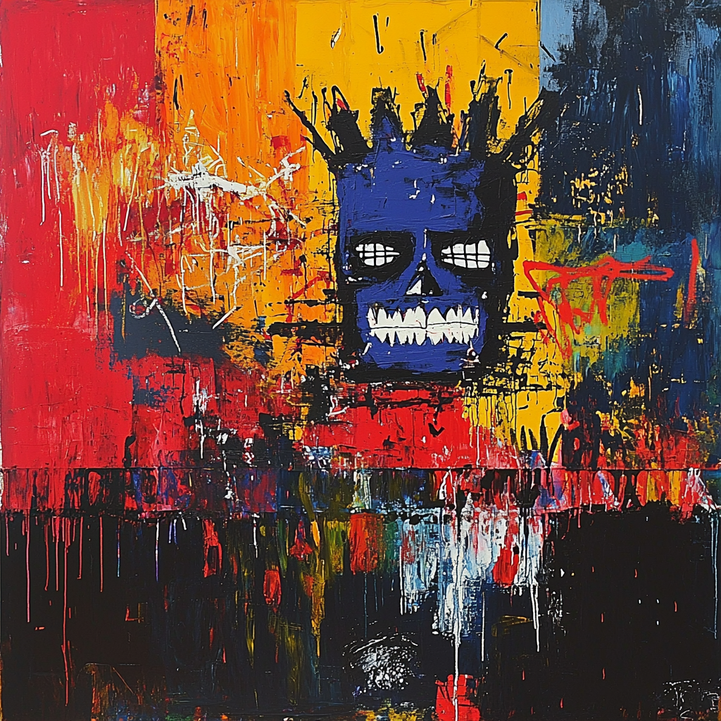 Jean-Michel Basquiat Inspired Visions Of Freedom Paint By Numbers