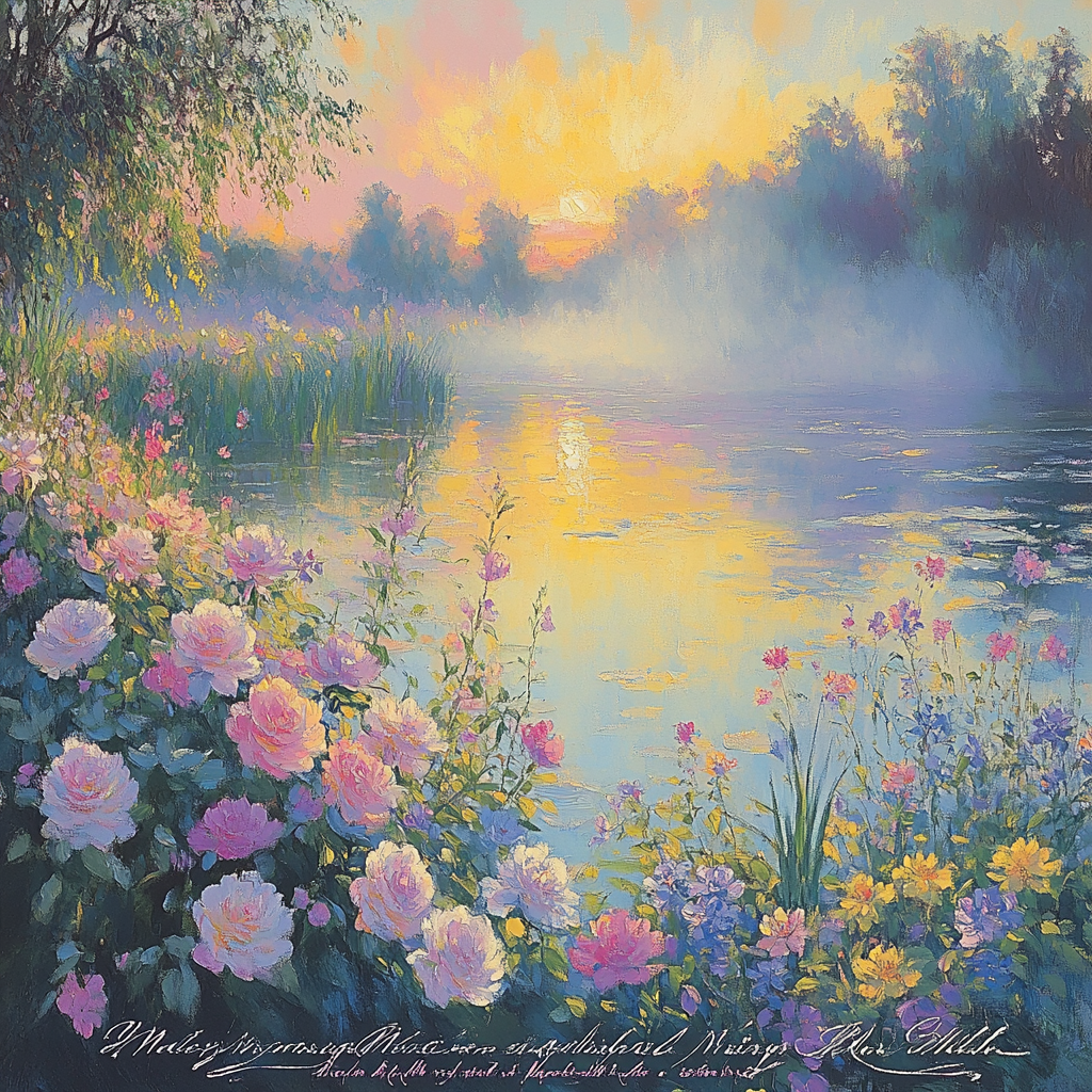 Monet Inspired Garden Of Dreams Paint by numbers kits