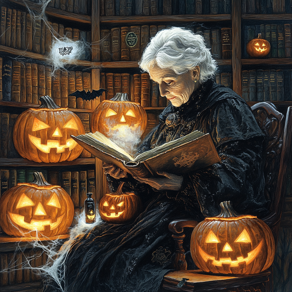 Lantern Librarian Of Hollow Stacks paint by numbers