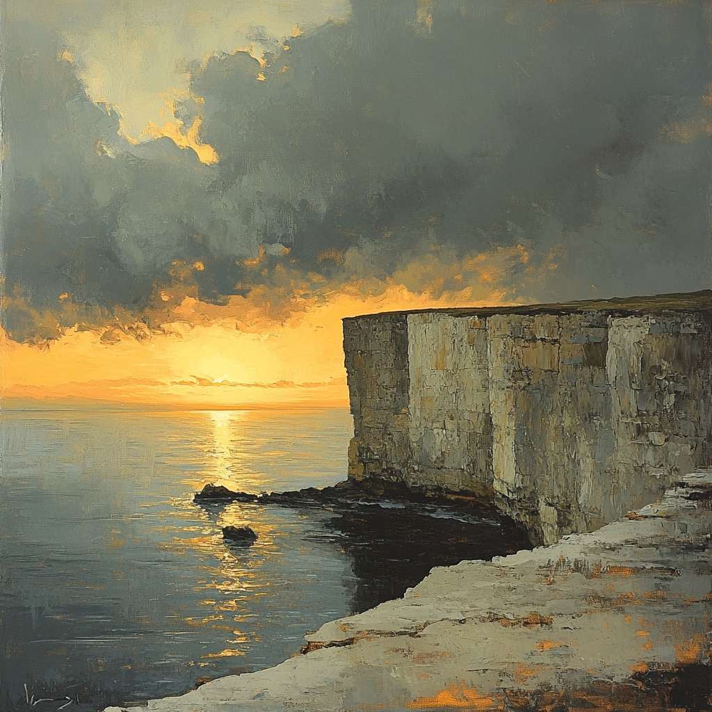 Francisco Goya Inspired Ominous Horizon Glow Paint by numbers kits