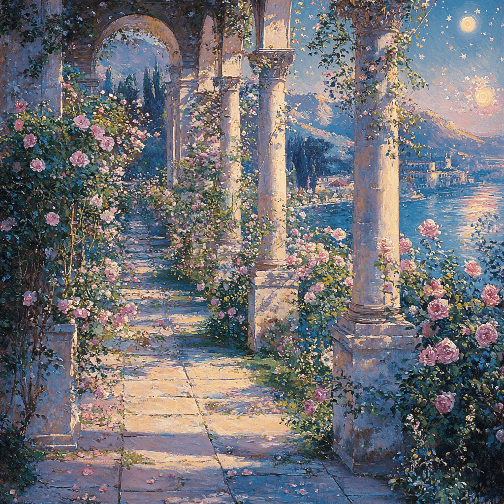 Lawrence Alma-Tadema Inspired Astral Blossom Serenity Paint By Numbers