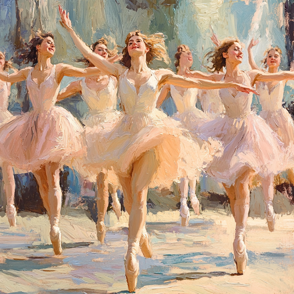 Edgar Degas Inspired Dance Studio Paint by numbers kits