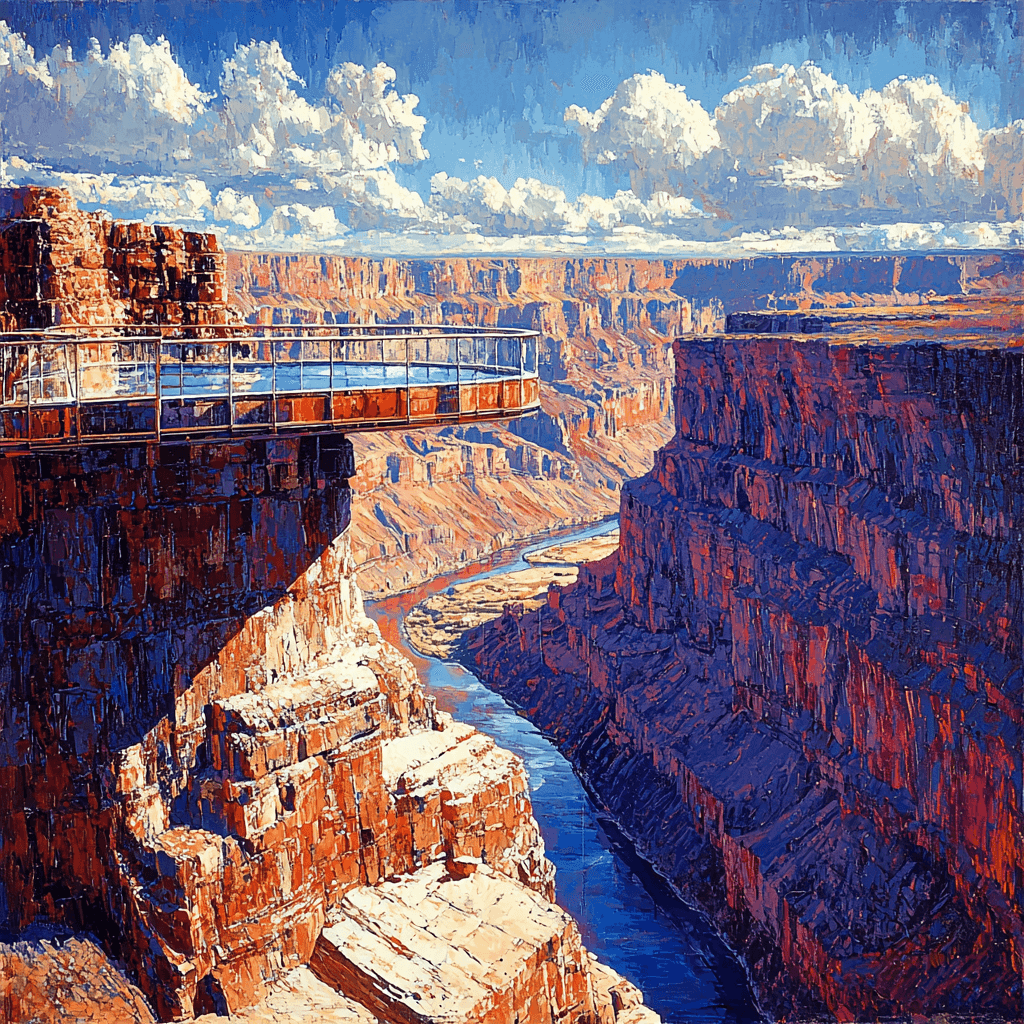 Grand Canyon Skywalk - USA Paint By Number