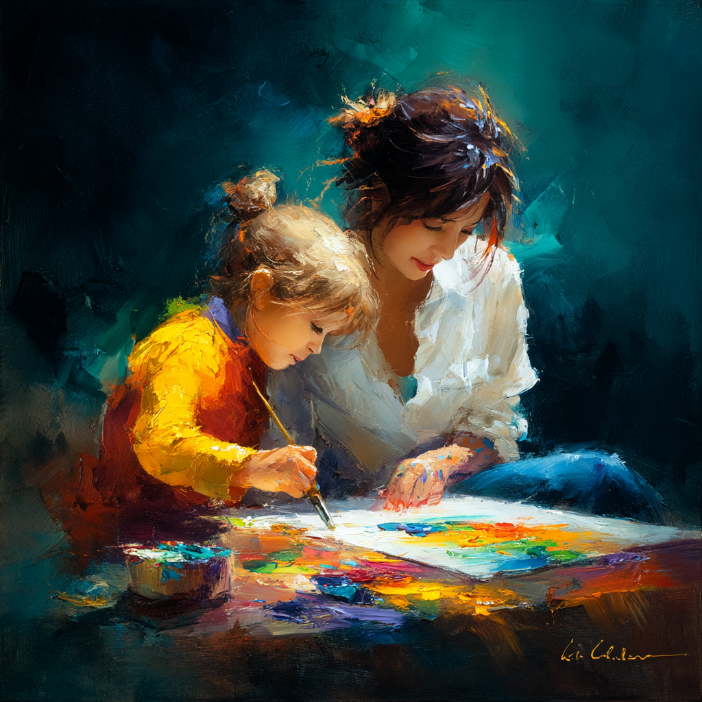 An Afternoon Of Art Paint By Number