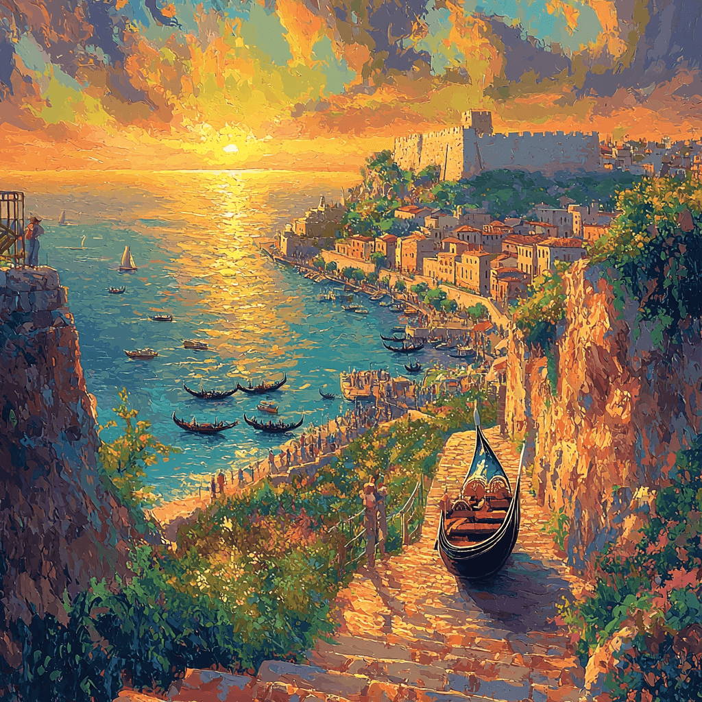 Montjuïc Cable Car - Barcelona, Spain Paint By Number