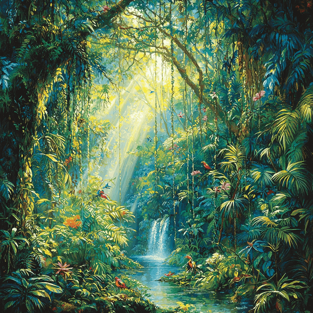 Daintree Rainforest - Queensland Paint By Number