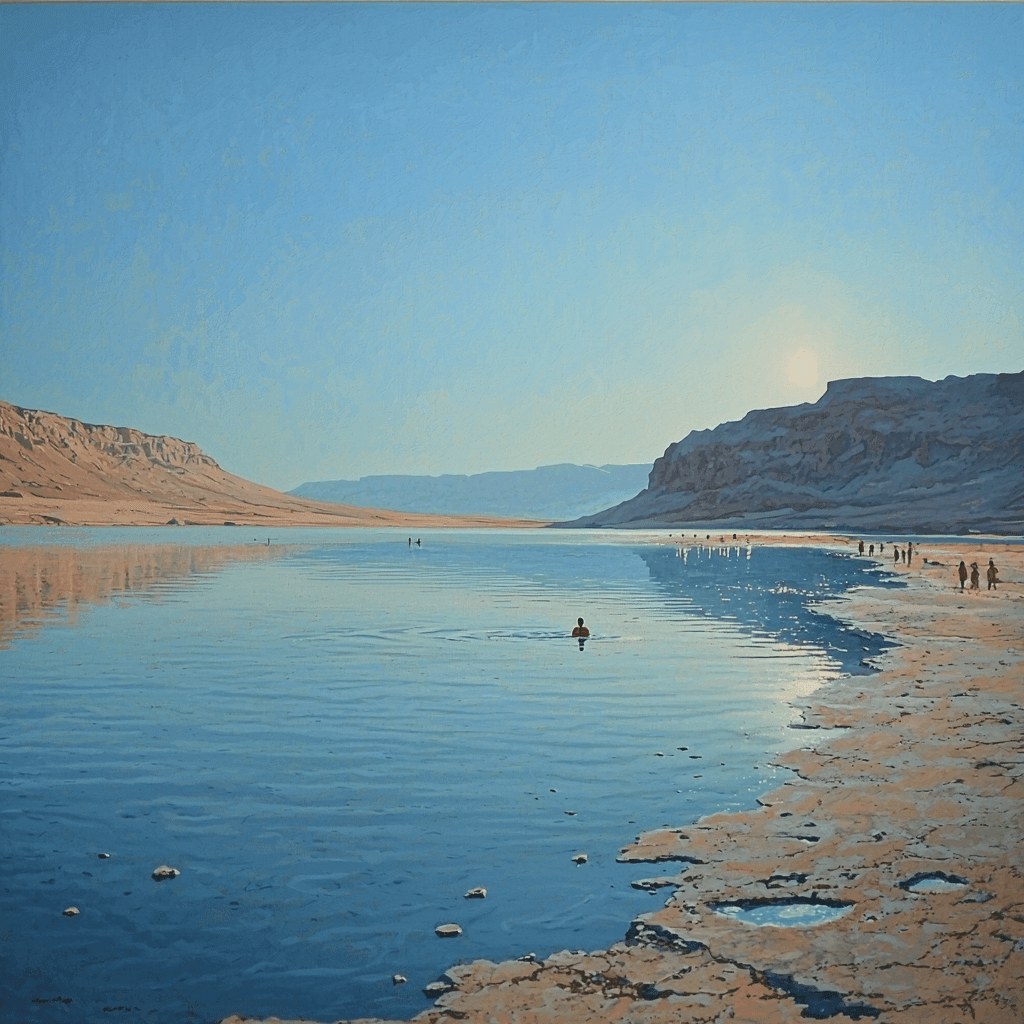 Dead Sea - Israel And Jordan Paint By Numbers