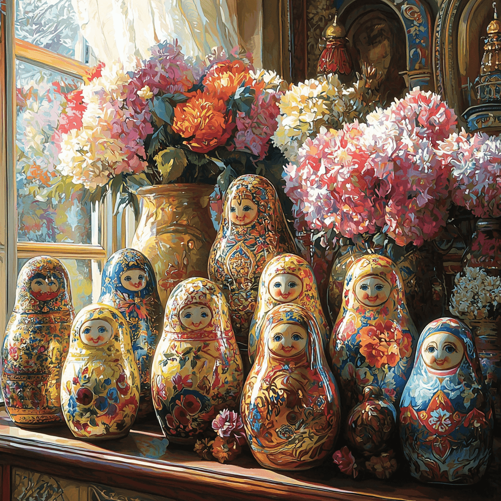 Matryoshka Museum Paint By Number
