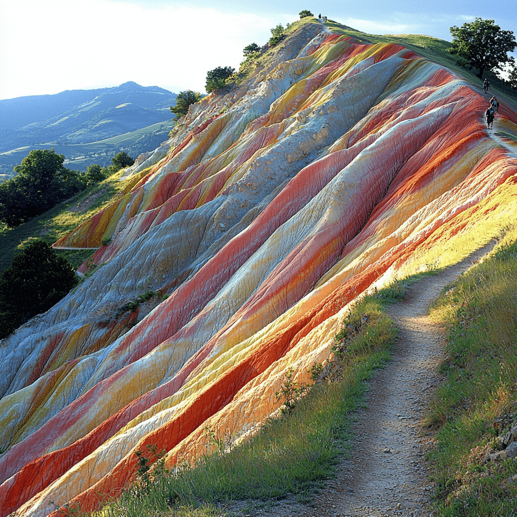 Rainbow Mountain - Peru Number Painting