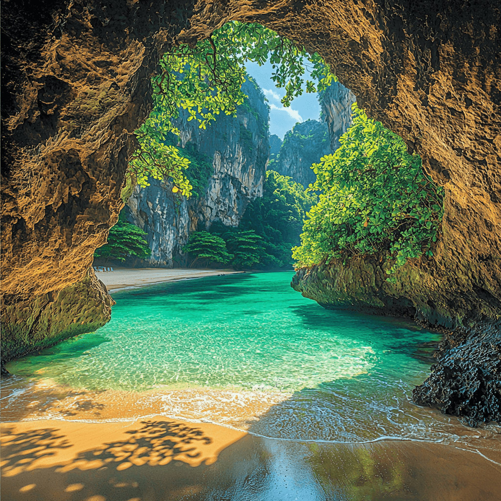 Playa Del Amor - Mexico Paint By Number