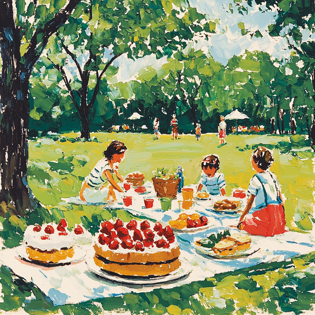 A Picnic Of Dreams Paint By Numbers Art