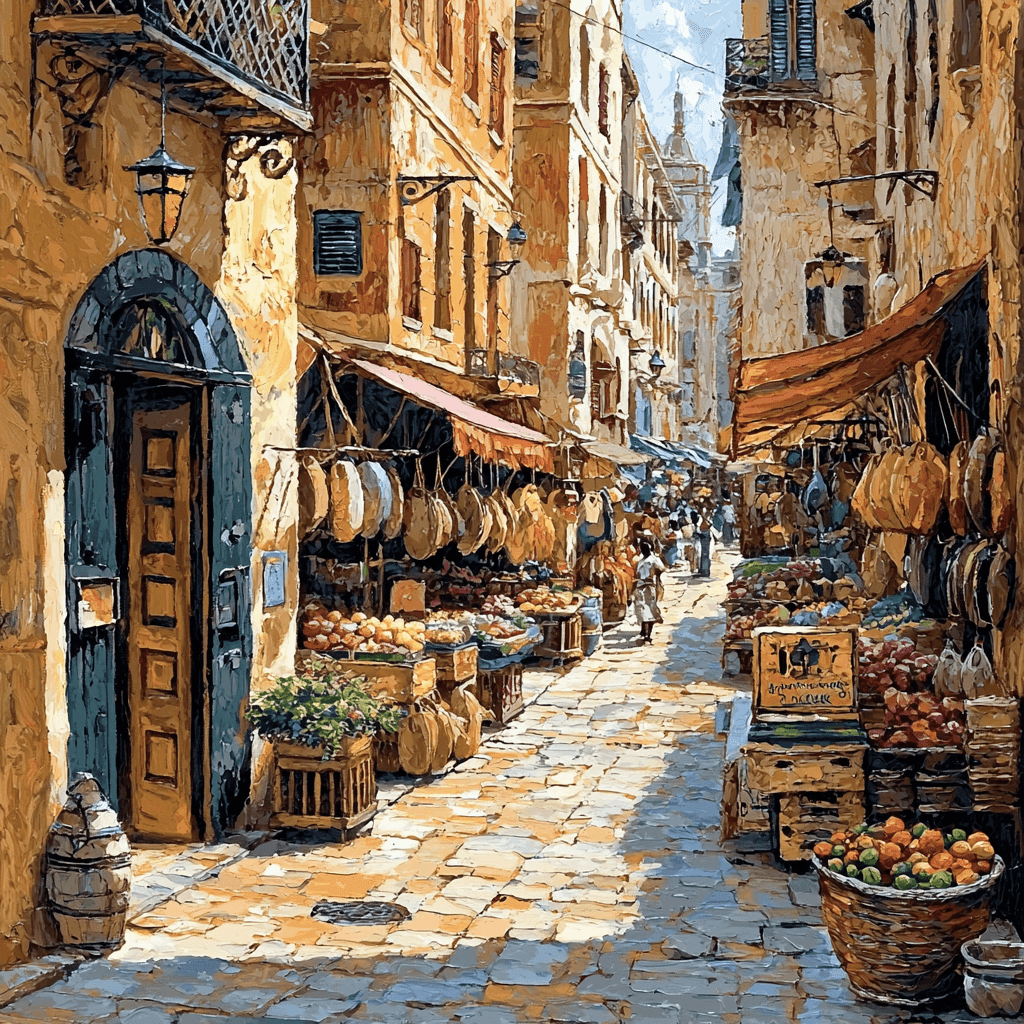 Zanzibar's Stone Town Numbered Painting Kits