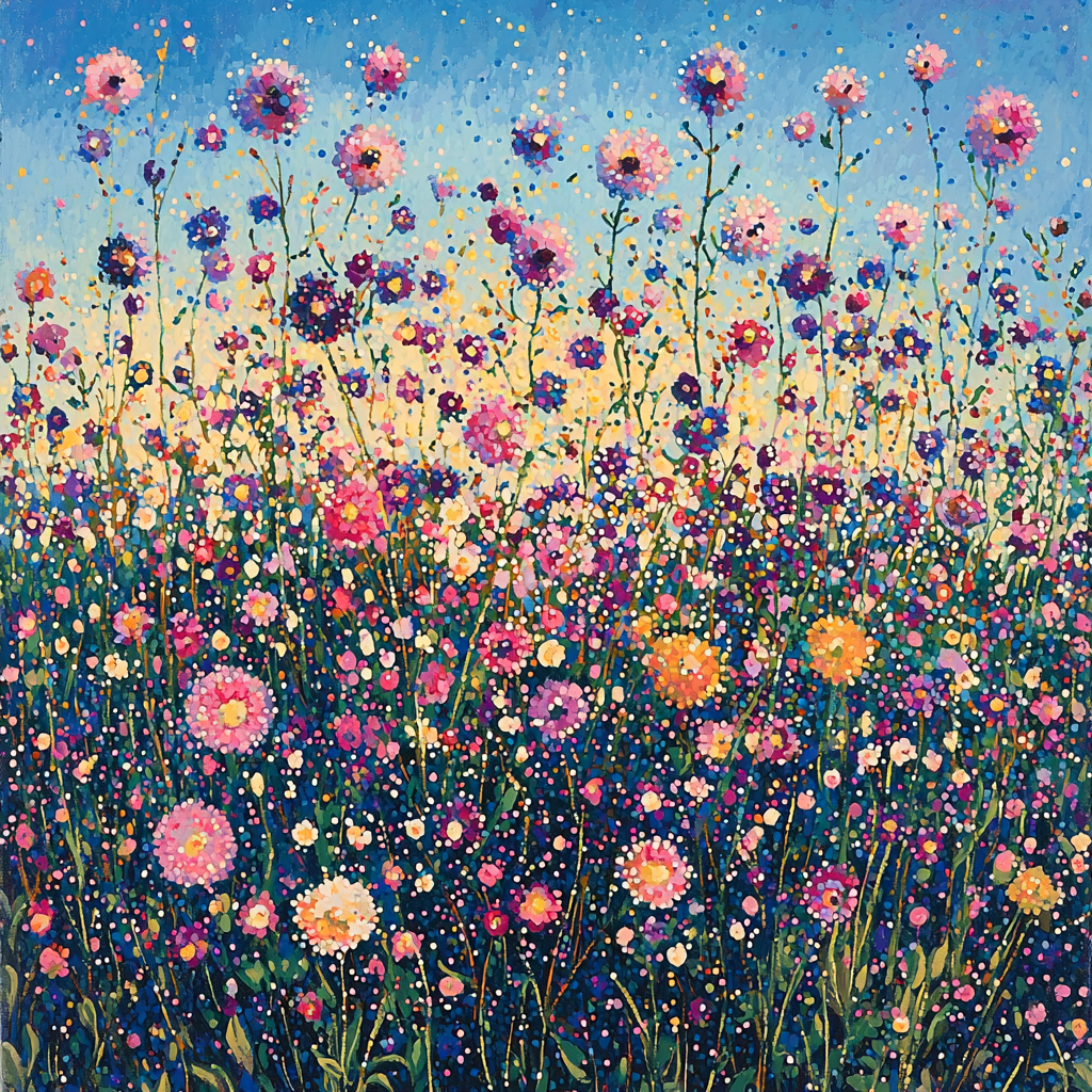 Georges Seurat Inspired Spring Blossom Reverence Paint By Number