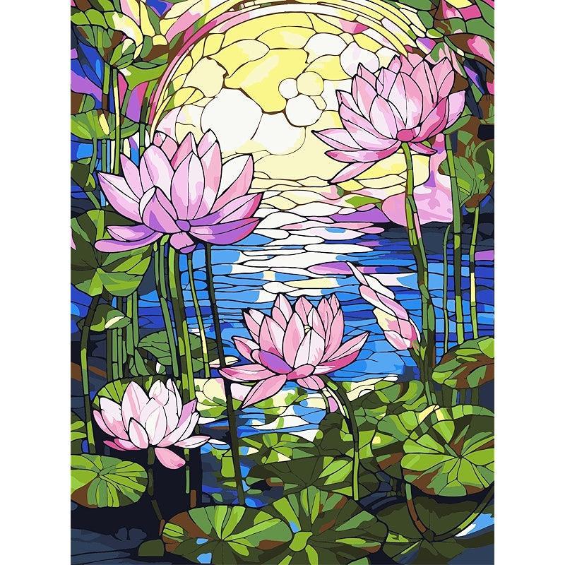 Paint By Number Kit For Adults And Beginners Cat Flowers