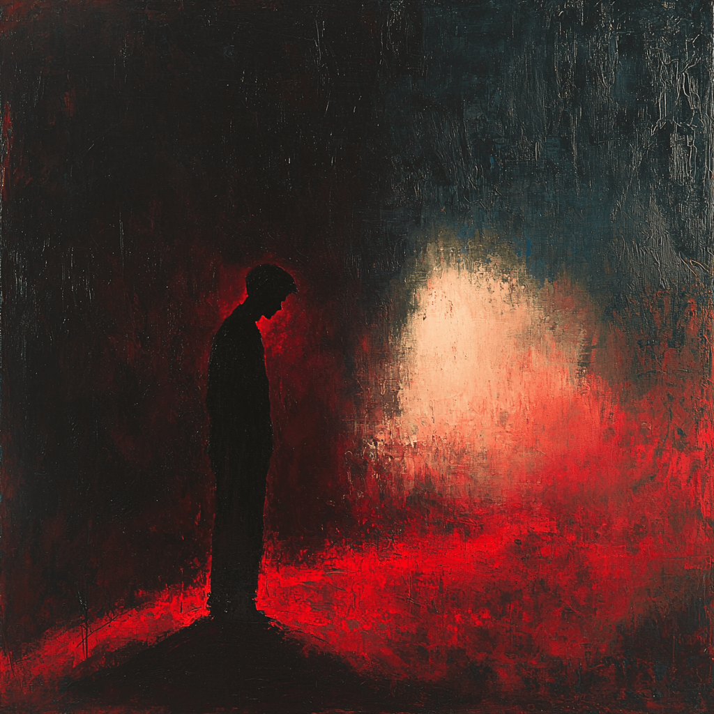 Caravaggio Inspired Heart Of Shadows Number Painting