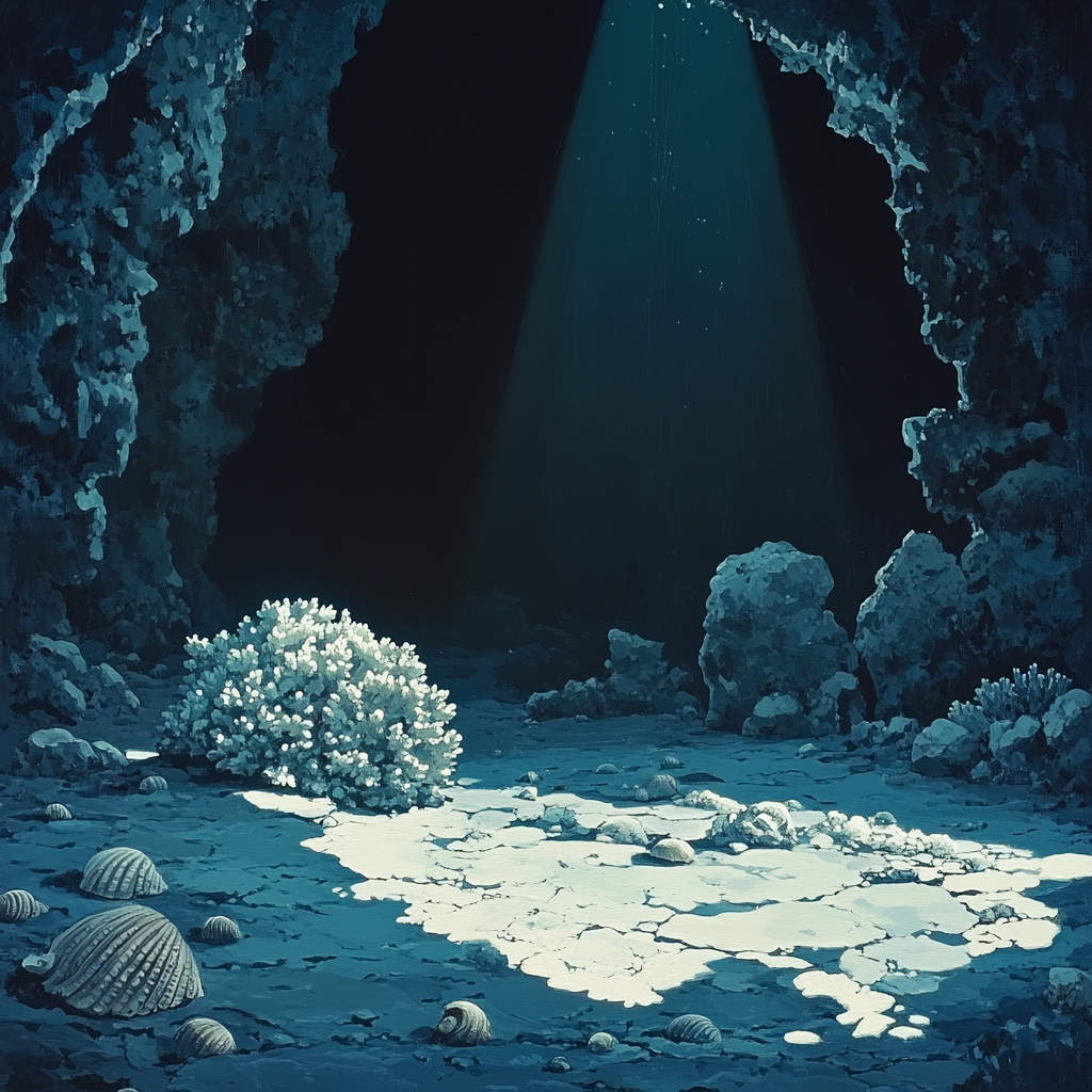 Caravaggio Inspired Celestial Reef Number painting