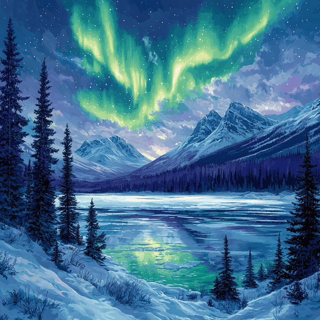 Abisko National Park Paint By Number