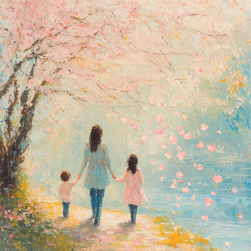 Joyful Morning Stroll Paint By Number