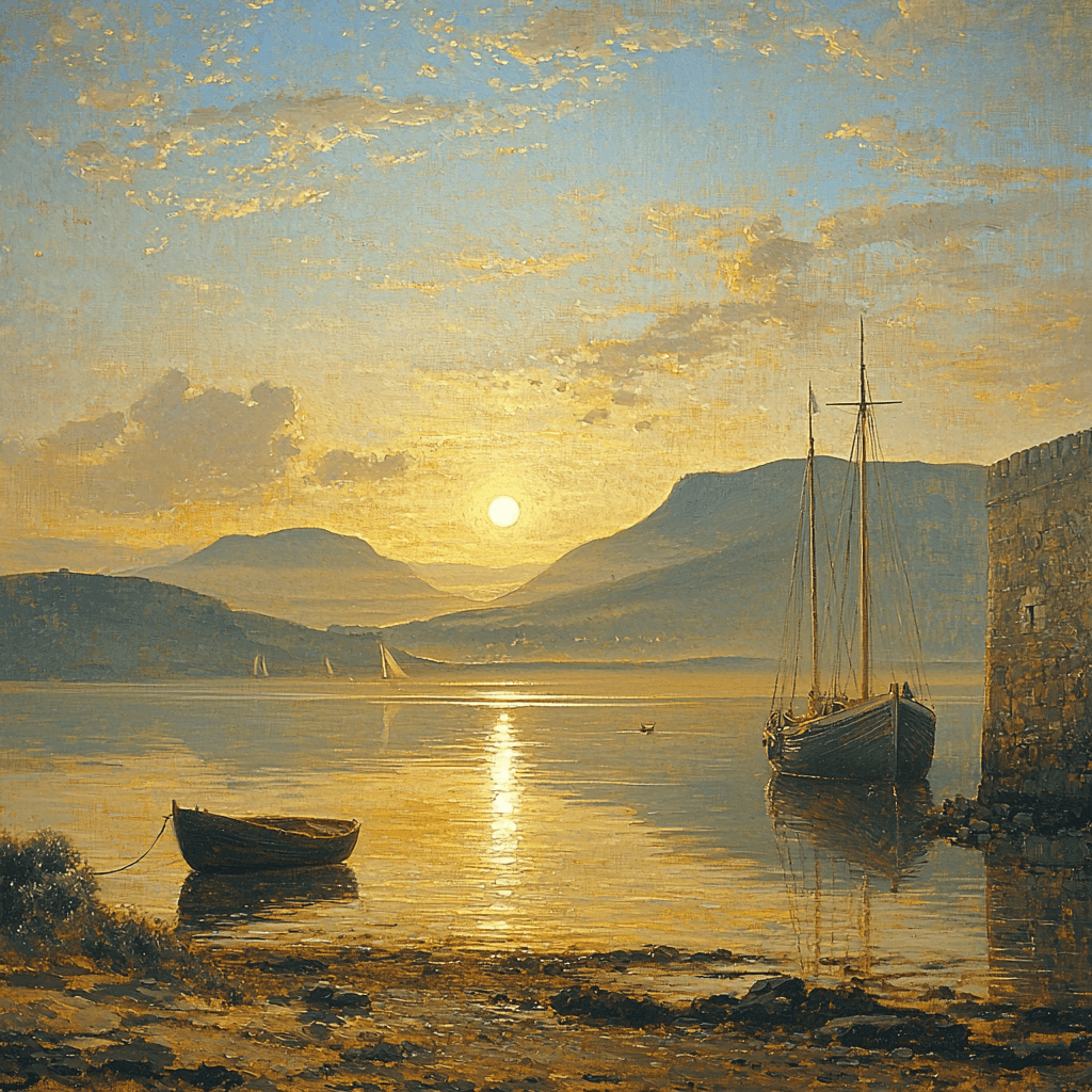 J.M.W. Turner Inspired Turner's Tranquil Horizon Numbered Painting Kits