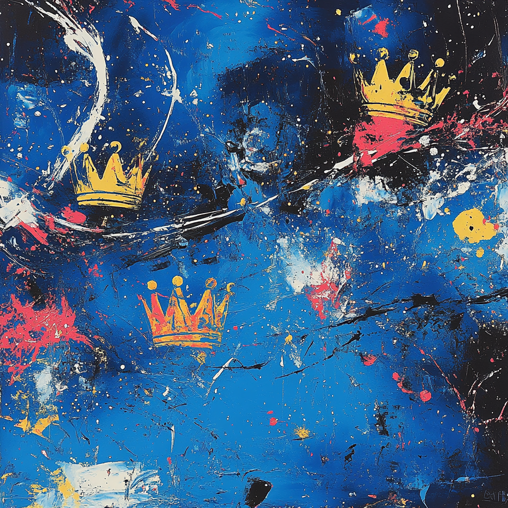 Jean-Michel Basquiat Inspired Cosmic Resonance Paint by numbers kits