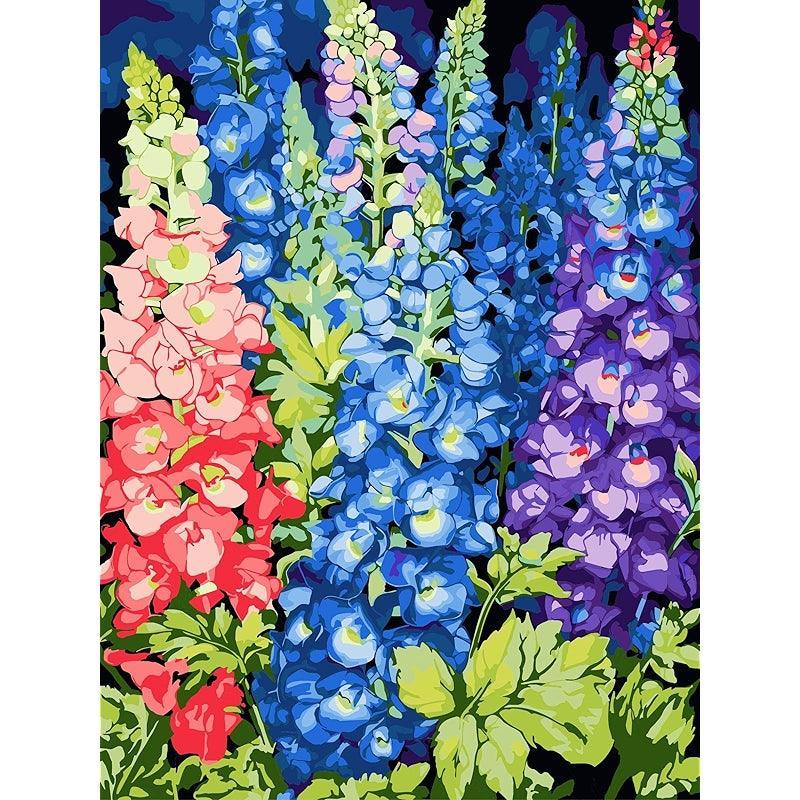 Paint By Number Kit For Adults And Beginners Cat Flowers