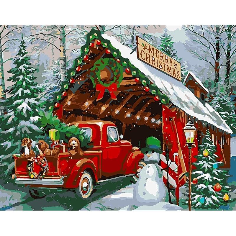 Paint By Number Kit For Adults Halloween Theme