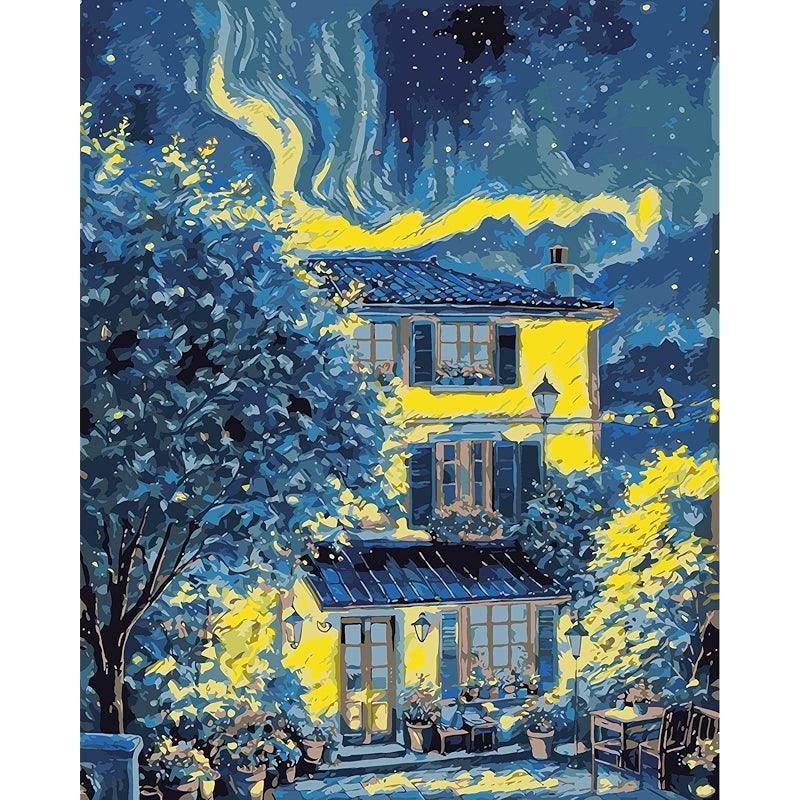 Paint By Numbers Kit Black Cat Canvas Art