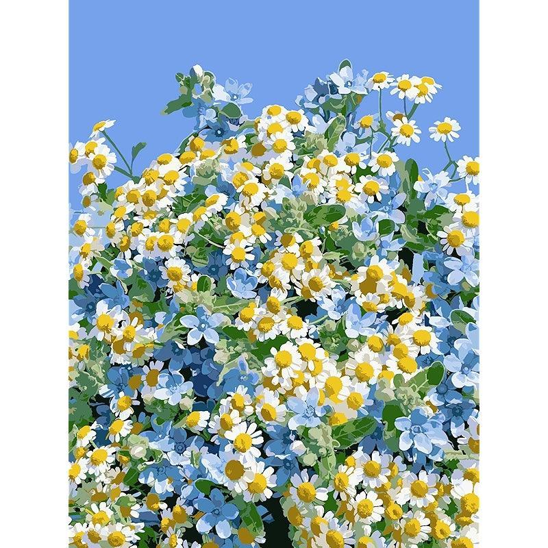 Paint By Number Kit For Adults And Beginners Cat Flowers