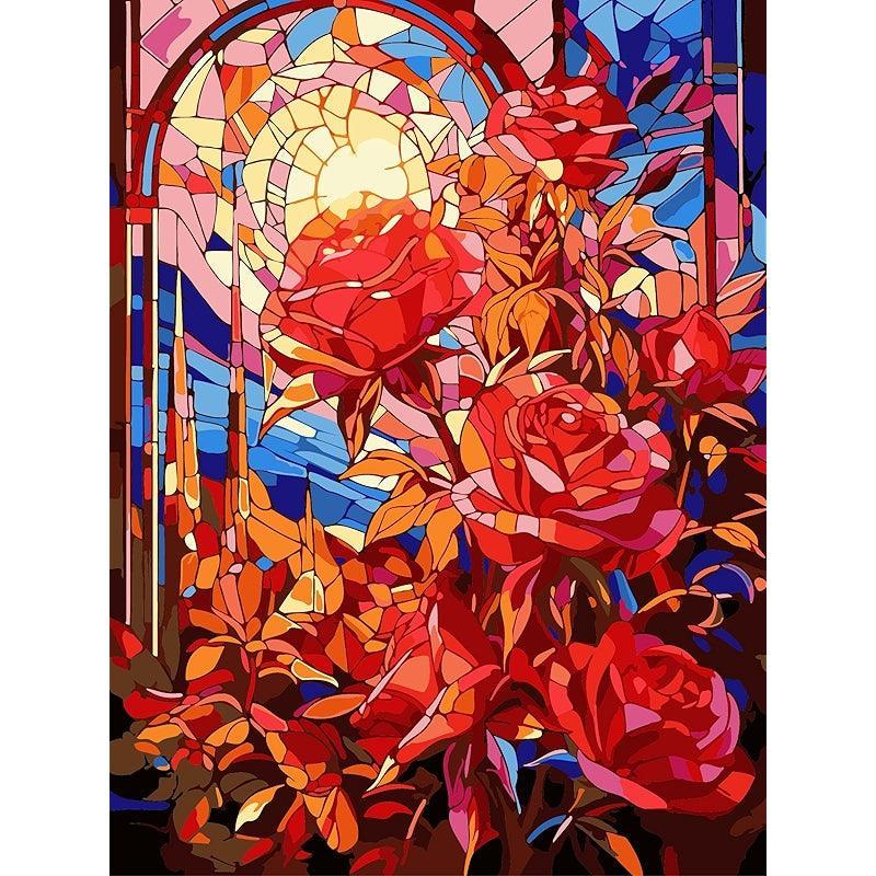 Paint By Number Kit For Adults And Beginners Cat Flowers