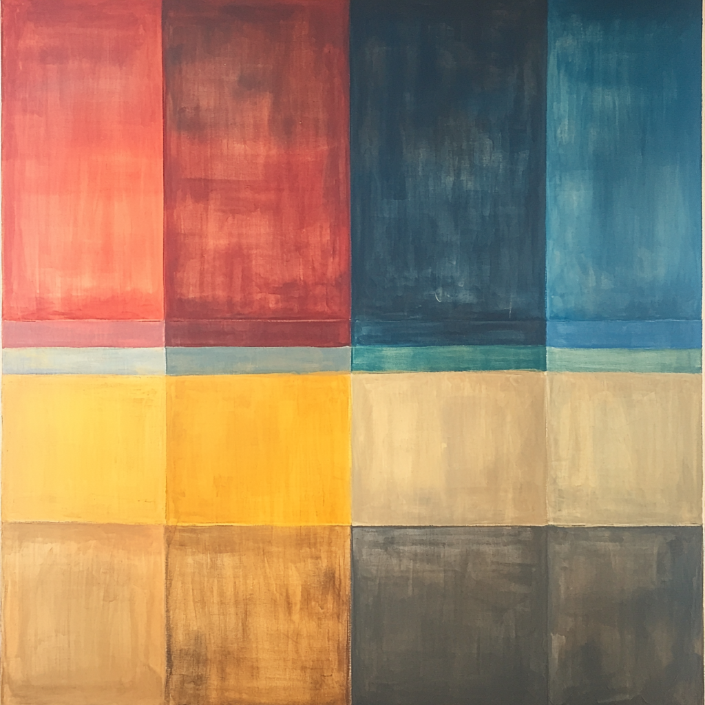 Mark Rothko Inspired Elemental Essence Painting Number Kit