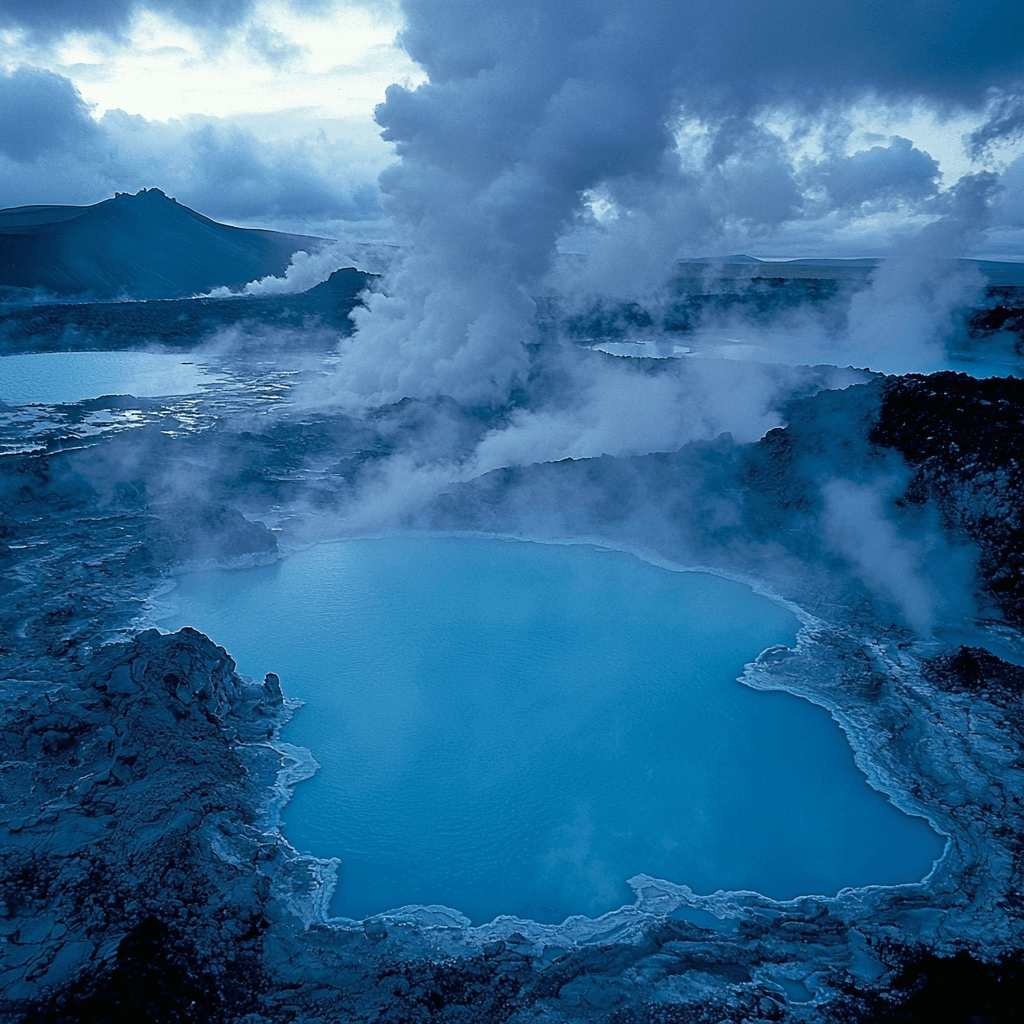 Iceland's Blue Lagoon Numbered Painting Kits